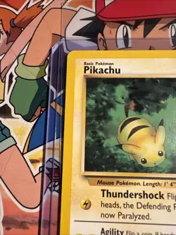 Pikachu # 27 WOTC Black Star PROMO "Bumblebee" Pokemon Card NEAR MINT - Image 5