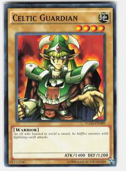 Celtic Guardian YGLD-ENA09 Yugi's Legendary Decks Yu-Gi-Oh Unlimited LP - Image 2