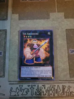 YUGIOH TIN ARCHDUKE BP03-EN128 SHATTERFOIL 1ST EDITION NM - Image 1