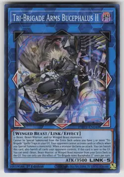 Tri-Brigade Arms Bucephalus II PHHY-EN048 Super Rare Yu-Gi-Oh 1st Edition LP - Image 1