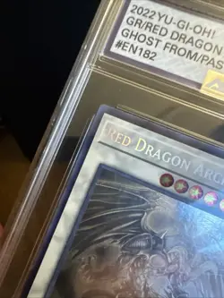 Red Dragon Archfiend GFP2-EN182 1st Edition Ghost Rare Yugioh AGS 9.5 - Image 3