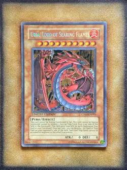 Yugioh Uria, Lord of Searing Flames CT03-EN005 Secret Rare Limited Edition LP - Image 1