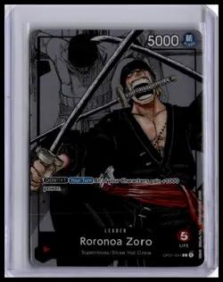 One Piece Promotion Cards #OP01-001 Roronoa Zoro - Image 1