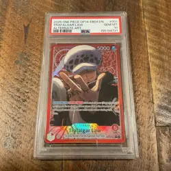 One Piece En Trafalgar Law Alternate Art EB04 OP14-001 PSA 10 Gem Mint - Image 1