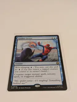 (4x) Spider-Sense Rare: Spider-Man MTG (NM) - Image 1