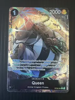 Queen (Parallel) OP08-080 Two Legends One Piece TCG English Alt Art NM - Image 1