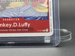 Monkey.D.Luffy (Promotion Pack 2022) P-001 NEAR MINT Pre Errata One Piece Card - Image 5