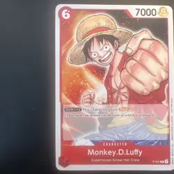 ONE PIECE TCG: Luffy P-001 (2022) pre-errata (no dot) x2 - LP Damaged - Image 2