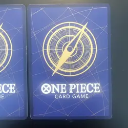 ONE PIECE TCG: Luffy P-001 (2022) pre-errata (no dot) x2 - LP Damaged - Image 5
