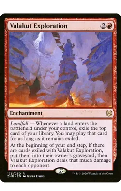1x MTG Valakut Exploration - Zendikar Rising Rare! NM Mint! Ships Fast! - Image 1