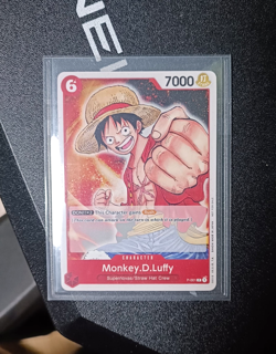One Piece PROMO PACK 2022 Monkey D Luffy P-001 PRE-ERRATA (no dot) - Image 1