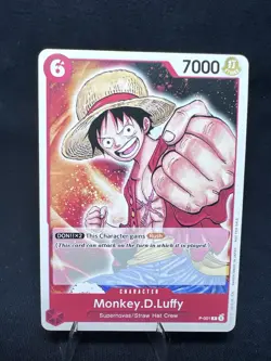 Monkey D Luffy (Promotion Pack 2022) P-001 NEAR MINT Pre Errata One Piece Card - Image 1