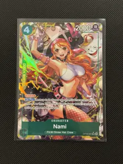 Nami (Alternate Art) OP14-031 The Azure Sea's Seven Foil SR English One Piece - Image 1