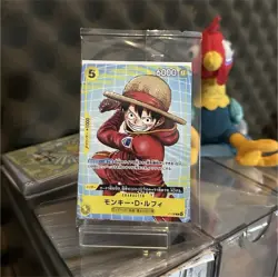 SEALED One Piece Card Game JPN McDonald's PROMO edition Monkey D. Luffy P-106 - Image 1