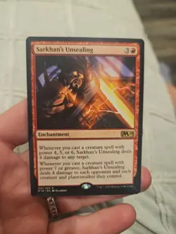 Sarkhan's Unsealing #155 Core Set 2019 M19 Magic MTG PACK FRESH - Image 1