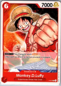 Monkey.D.Luffy P-001 English One Piece Demo Deck Cards - One Piece Card - NM - Image 1