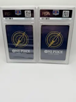 SEQUENTIAL Ace & Luffy PSA 10 One piece OP13-118 OP13-119 OP13 Alt Art - Image 4