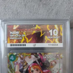 Nami (Alternate Art) OP14-031 The Azure Sea's Seven Foil ACE 10 One Piece TCG - Image 3