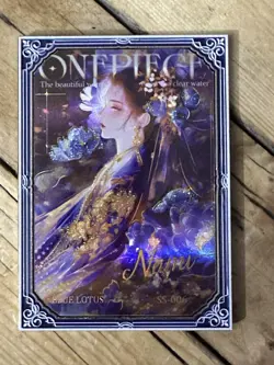 One Piece CCG Goddess Nami Metal Card - Blue Lotus 36 /45 - Image 1