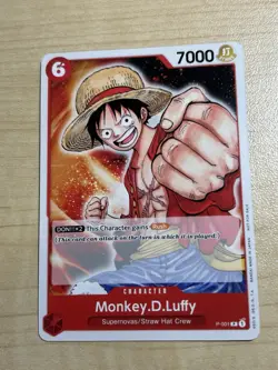 Monkey.D.Luffy (Promotion Pack 2022) P-001 One Piece Promo Cards -Pre Errata- LP - Image 1