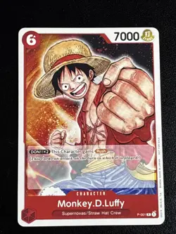 Monkey D Luffy Pre-Errata P-001 Promotion Pack 2022 One Piece Promo B - Image 1