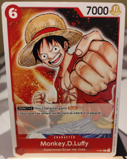 Monkey.D.Luffy (Promotion Pack 2022)P001 One Piece Promotion Cards Pre Errata LP - Image 1