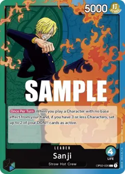 Sanji L Paramount War OP02-026 NM - Image 1