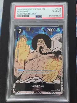 Bandai 2025 One Piece Sengoku EB02-044 Alt Art Foil SR PSA 10 English - Image 1