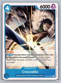 Crocodile OP16-045 Uncommon The Time of Battle One Piece Near Mint - Image 1
