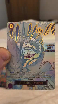 Lightning Dragon OP15-077 FanArt - Image 1