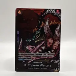 One Piece St. Topman Warcury OP13-089 SEC Alt Art Foil EN - Image 1