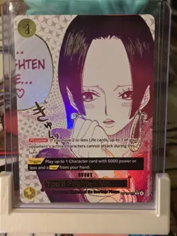 You’ll Frighten Me… OP14-118 MANGA EVENT Alt Art ENGLISH One Piece - NM TCG - Image 1