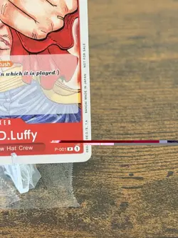 One Piece TCG Monkey D Luffy P-001 Pre Errata |Promotion Pack 2022| English NM - Image 5