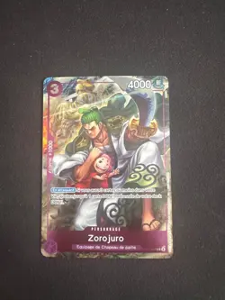 One Piece Zoro-Juurou OP05-067 rare French Promo 1st Anniversary NM - Image 4
