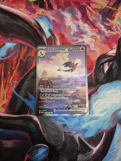 Pokemon TCG Charizard EX 199/165 Scarlet & Violet 151 Card Ungraded Near Mint - Image 1