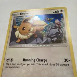 Pokemon Eevee TCG SM235 Sun & Moon Black Star Promo Holo Card - Image 2