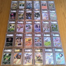 HUGE Lot of 30 CGC 10 GEM MINT Graded Pokemon Cards Japanese Art RARE Collection - Image 1