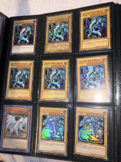 Konami Yu-Gi-Oh! Blue-Eyes White Dragon 64-Card Lot English Foil/Holo 1st - Image 1