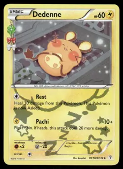 Pokemon Cards Dedenne RC10/RC32 Holo Generations Uncommon NM - Image 1