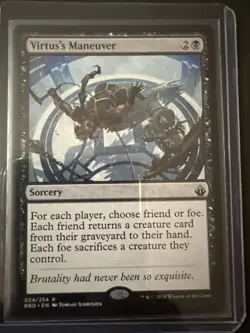 MTG Virtus's Maneuver Battlebond 054/254 Regular Rare NM - Image 1