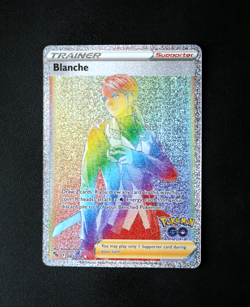 Pokemon Card TCG - Blanche 082/078 - Pokemon GO - Rainbow Secret Rare - NM ⭐ - Image 1