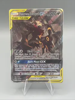 UMBREON & DARKRAI GX SM241 Sun and Moon Black Star Promo Pokemon Card NM - Image 1