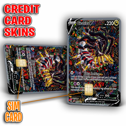 Pokemon: Girantina V, Lost Origin 186 | Credit Card Skin/Sticker | 2 Pack - Image 1