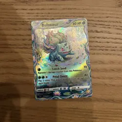✨Pokemon Bulbasaur Textured Doujin Art Card - Image 1