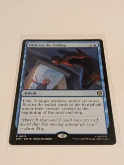 (4x) Hide on the Ceiling Rare: Spider-Man MTG (NM) - Image 1