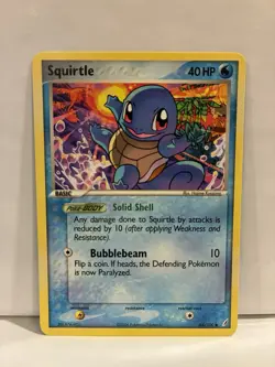 Squirtle 64/100 EX Crystal Guardians Common Pokemon Card LP - Image 1