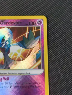 Radiant Gardevoir 069/196 Holo Shiny Pokemon TCG Card Lost Origin 2022 NEAR MINT - Image 3