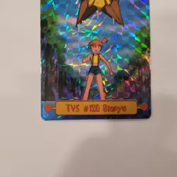 Misty's Staryu #120 Vintage 90's Topps Prism Vending Sticker Card NM/MINT - Image 2