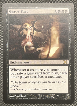 MTG - Grave Pact - 10th Edition 144/383 - Regular Rare - Near Mint - Image 1