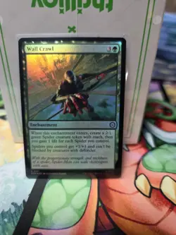 NM Foil Wall Crawl, MTG, Marvel's Spider-Man, Magic the Gathering, 121 - Image 1